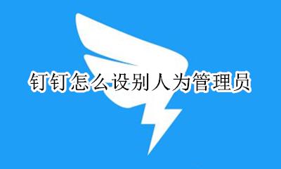 钉钉怎么设别人为管理员 钉钉可以设置几个管理员