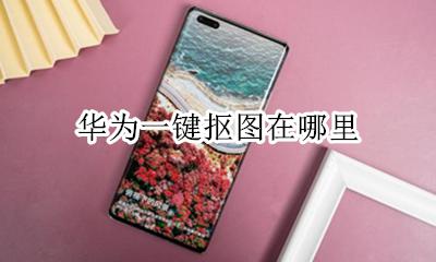 华为怎么抠图 华为一键抠图在哪里