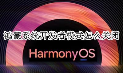 鸿蒙系统功能 鸿蒙系统开发者模式怎么关闭