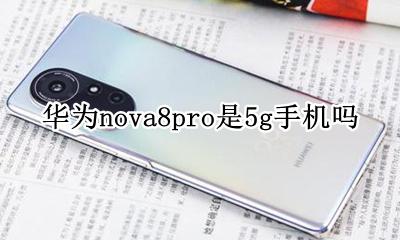 nova8pro支持8G吗 华为nova8pro是5g手机吗