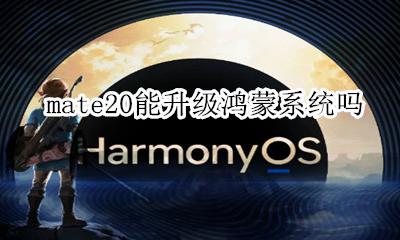 mate20能升级鸿蒙系统吗 mate20可以更新鸿蒙系统吗