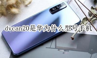 dvcan20华为参数 dvcan20是华为什么型号手机