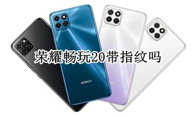 荣耀20指纹不灵敏 荣耀畅玩20带指纹吗