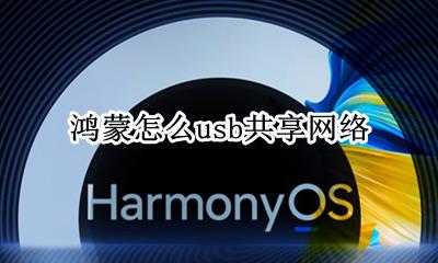 鸿蒙怎么usb共享网络 usb网络共享怎么使用