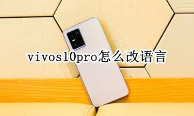 vivos10pro怎么改语言 vivos10pro语言怎么设置