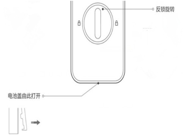 小米指纹锁怎么换电池