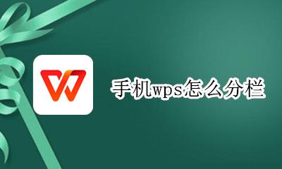 手机wps怎么分栏 手机版wps office怎么使用分栏功能