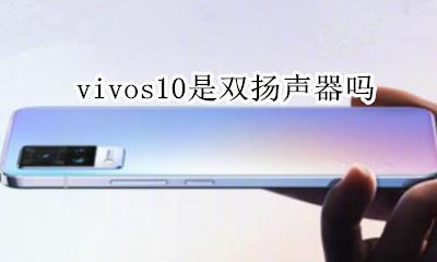 vivos10是双扬声器吗 vivos10有没有双扬声器