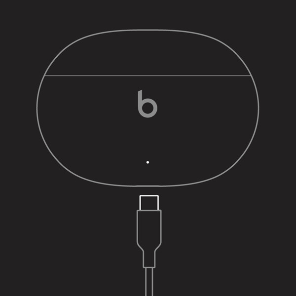 beats studio buds怎么充电