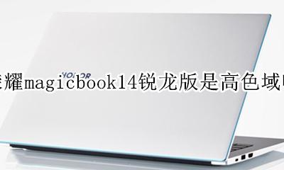 matebook14锐龙版和酷睿版 荣耀magicbook14锐龙版是高色域吗