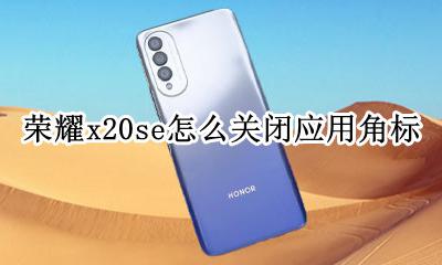 华为手机应用角标怎么关闭 荣耀x20se怎么关闭应用角标