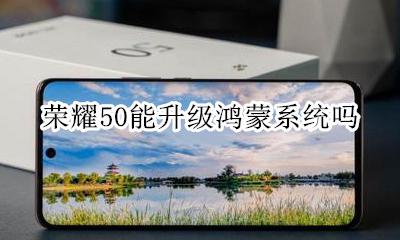 荣耀50可升级鸿蒙系统 荣耀50能升级鸿蒙系统吗