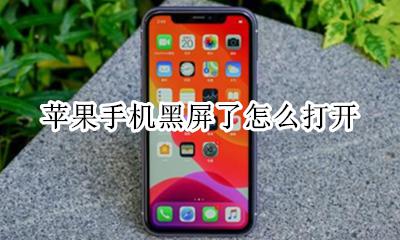 苹果手机黑屏了怎么打开 苹果黑屏怎么办打开不了屏幕