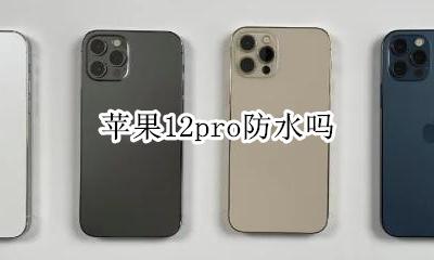 苹果12pro防水吗 苹果12pro有防水功能吗
