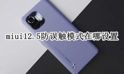 小米MIUI12防误触模式在哪里 miui12.5防误触模式在哪设置