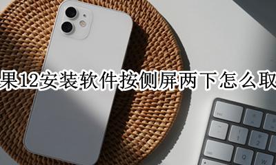 苹果12安装软件按侧屏两下怎么取消 为什么苹果12下载软件要按两下侧面