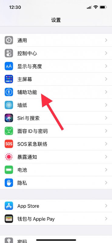 苹果手机辅助触控怎么设置