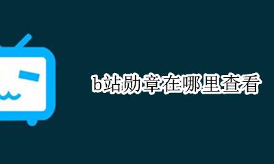 b站我的勋章在哪 b站勋章在哪里查看