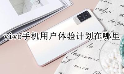 vivo手机用户体验计划在哪里 vivox27的用户体验计划在哪里?