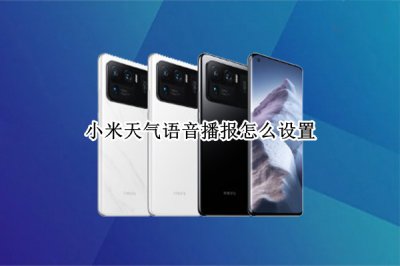小米天气语音播报怎么设置 小米来电语音播报怎么设置