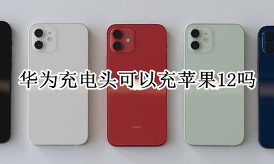 华为充电器能充苹果12吗 华为充电头可以充苹果12吗