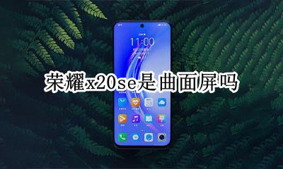 华为x20是曲面屏吗 荣耀x20se是曲面屏吗