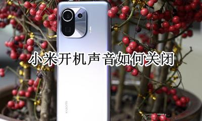 小米开机声音如何关闭 小米手机怎么关闭开机声音怎么办