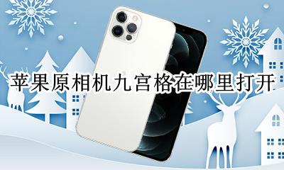 苹果原相机九宫格在哪里打开 苹果原相机的九宫格在哪设置