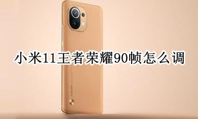 miui11王者荣耀掉帧 小米11王者荣耀90帧怎么调