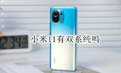 小米11有双系统吗 小米11和小米11