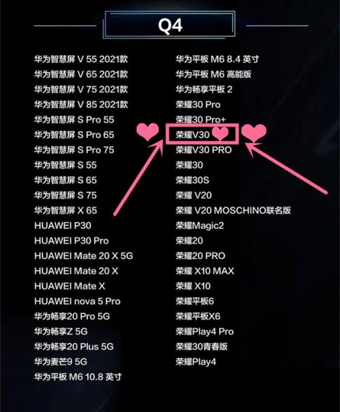 荣耀v30支持鸿蒙系统吗