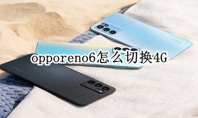 opporeno6怎么切换4G OPPOReno6怎么切换页面