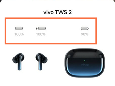 vivotws2怎么看电量