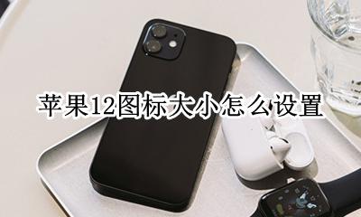 苹果12怎么调图标大小 苹果12图标大小怎么设置