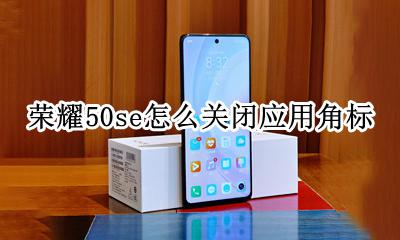 华为手机应用角标怎么关闭 荣耀50se怎么关闭应用角标