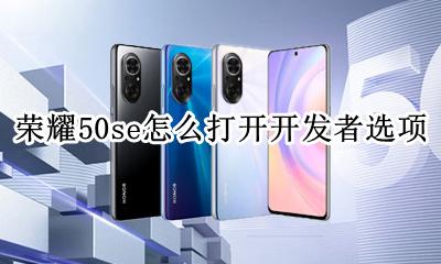 荣耀50怎么打开开发者选项 荣耀50se怎么打开开发者选项