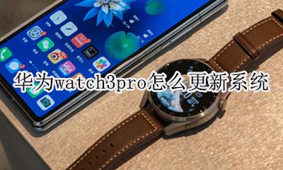 iwatch3更新系统更新不了 华为watch3pro怎么更新系统