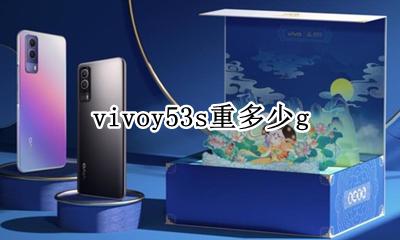 vivoy53s重多少g vivoy53s手机体重多重