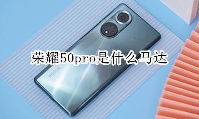 荣耀50pro是什么马达 荣耀50pro是转子马达吗