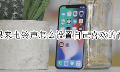 苹果来电铃声怎么设置自己喜欢的音乐 苹果手机铃声怎样设置自己喜欢的音乐