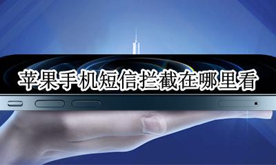 苹果手机短信拦截在哪里看 苹果手机从哪里看拦截短信