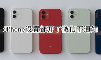 设置都开了微信不通知苹果手机 iPhone设置都开了微信不通知