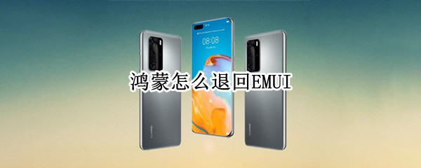鸿蒙怎么退回EMUI