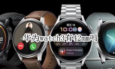 华为watch3有42mm吗 华为watchgt3mm功能