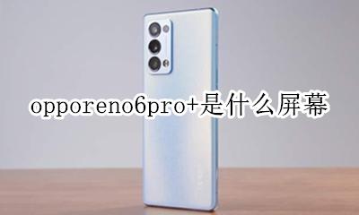 opporeno6pro是什么屏幕 opporeno6pro+是什么屏幕