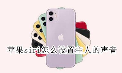 怎样设置苹果siri的主人 苹果siri怎么设置主人的声音