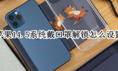 苹果14怎么设置戴口罩面部解锁 苹果14.5系统戴口罩解锁怎么设置