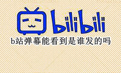 b站弹幕能看到是谁发的吗 b站up主能看到弹幕是谁发的吗
