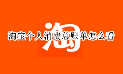 淘宝个人消费总账单怎么看 淘宝消费总帐单怎么查 搜索
