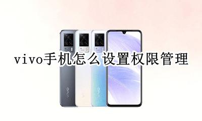 vivo 权限管理 vivo手机怎么设置权限管理